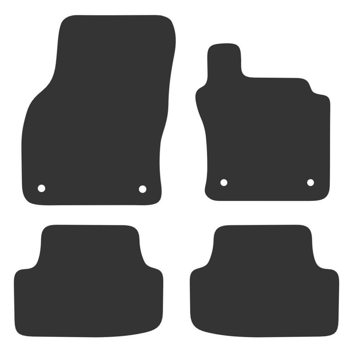 LUXURY CARPET CAR MATS FOR VOLKSWAGEN GOLF (MK7 WAGON) 2013-2020, , scanz_hi-res