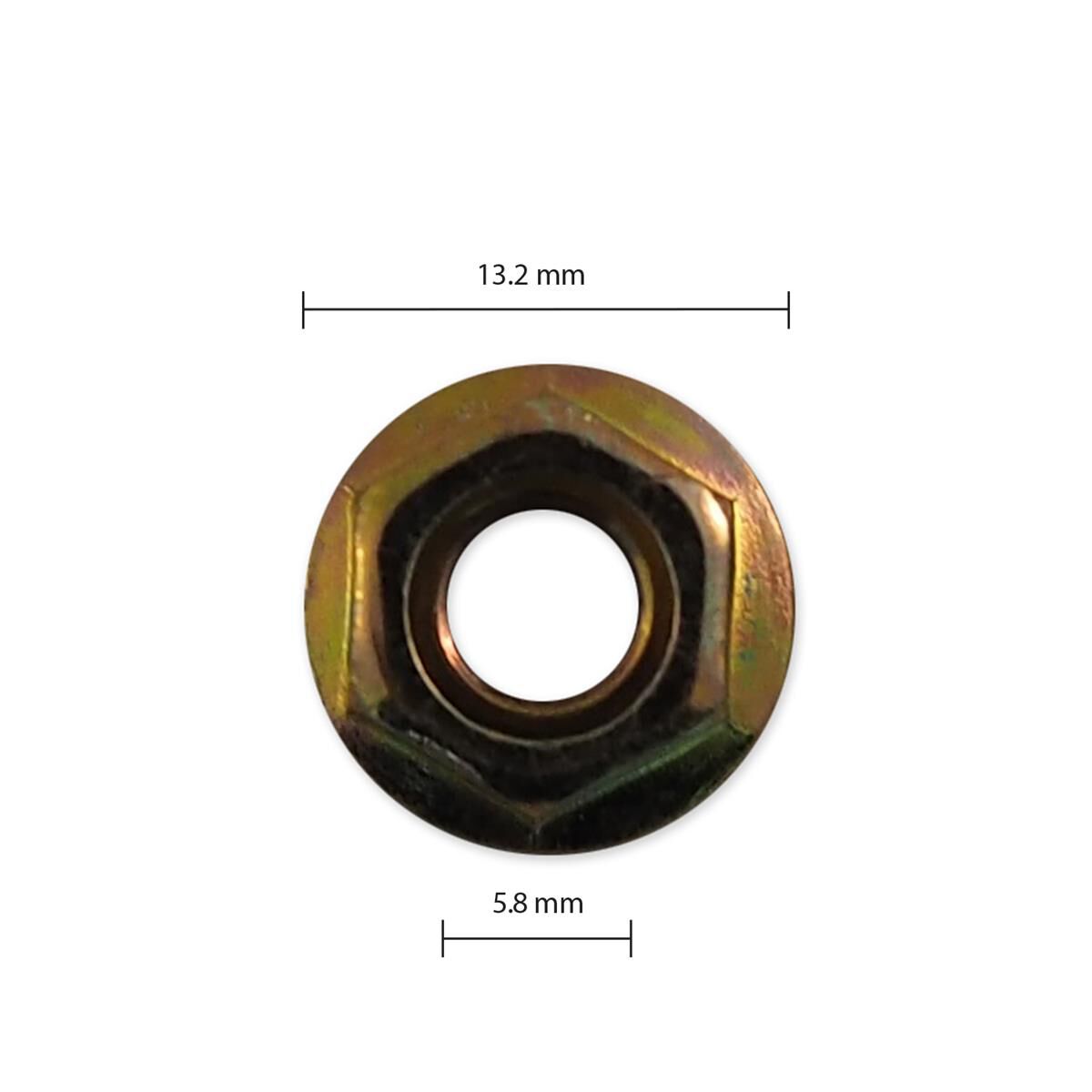 Automotive M6 Flanged Nut - pack of 25 nuts, , scanz_hi-res