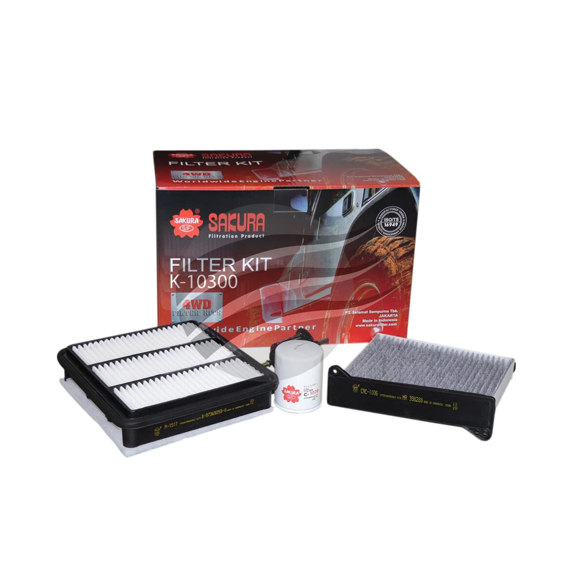 FILTER KIT OIL FILTER AIR CABIN MITSUBISHI TRITON ML MN  4G4 2.4L 2007 - 2015, , scanz_hi-res