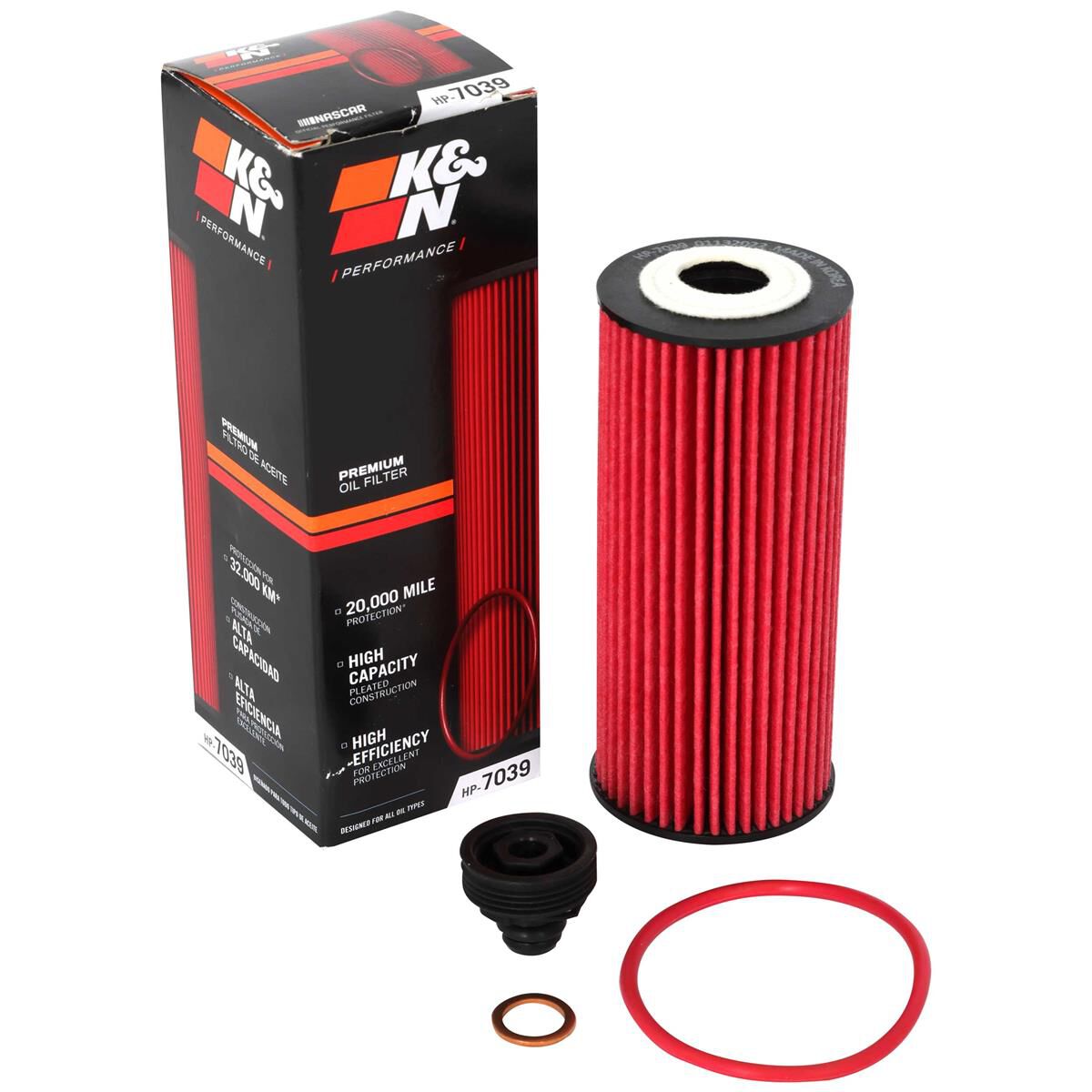 HP-7039 K&N OIL FILTER, , scanz_hi-res