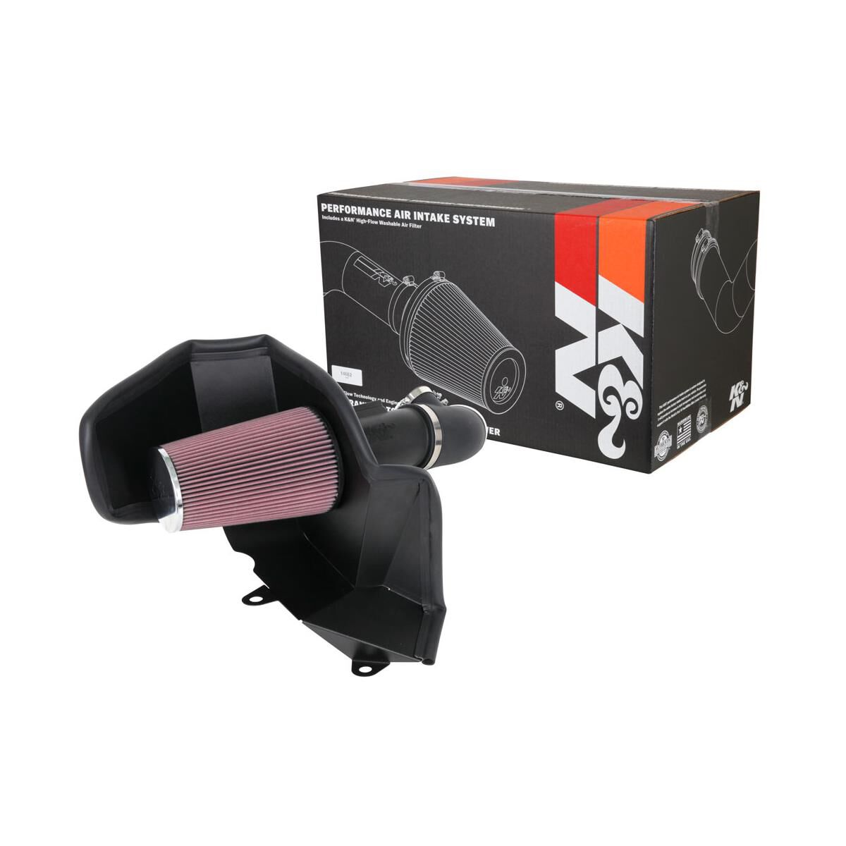 63-3115 K&N PERFORMANCE AIR INTAKE SYSTEM, , scanz_hi-res