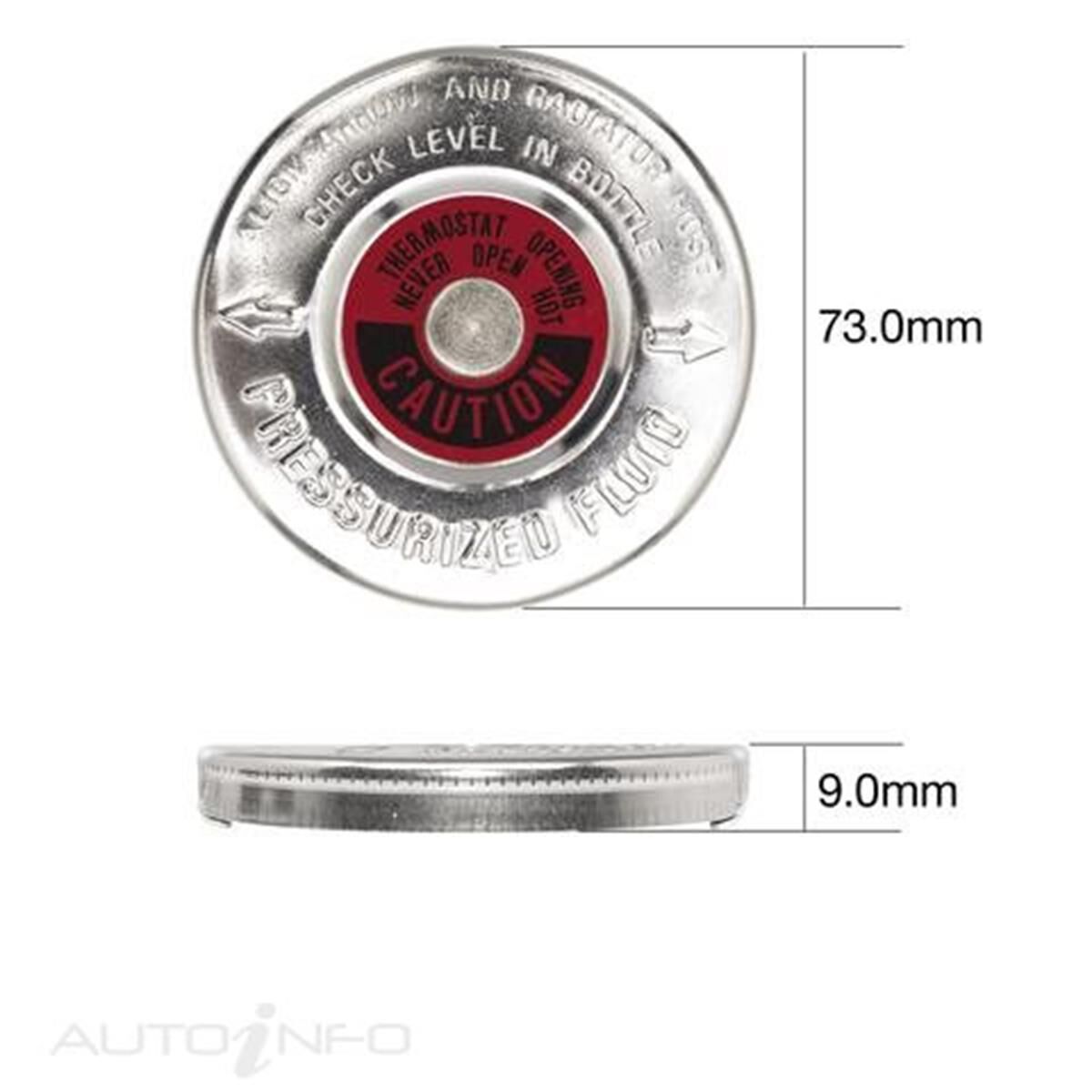 Blanking radiator shop cap