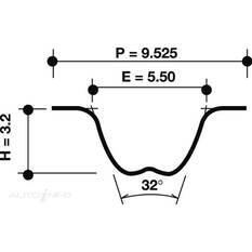 T/BELT TOY LANDC 1HD 1HZ >98 94*25 90>98 INJ COASTER 90>04, , scanz_hi-res