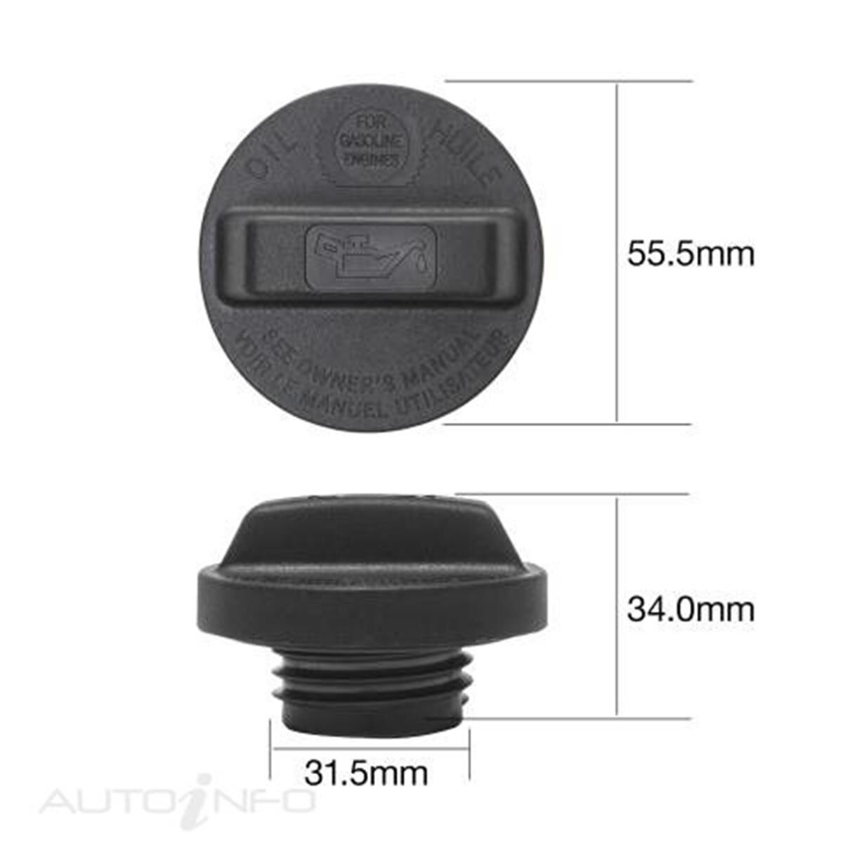 TRIDON OIL CAP (TOC136), , scanz_hi-res