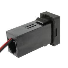 RJ45 UHF SOCKET OE RPL T/S LATE TOYOTA BLUE LED  33 x 22mm            HULK 4x4, , scanz_hi-res