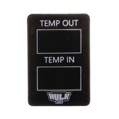 TEMP & VOLTMETER OE RPL T/S LATE TOYOTA WHITE & BLUE LED 33 x 22mm, , scanz_hi-res