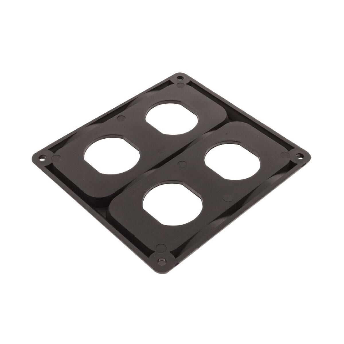 QUAD FLUSH MOUNT HOUSING T/S HULK 4x4 SOCKET RANGE                       HULK 4x4, , scanz_hi-res