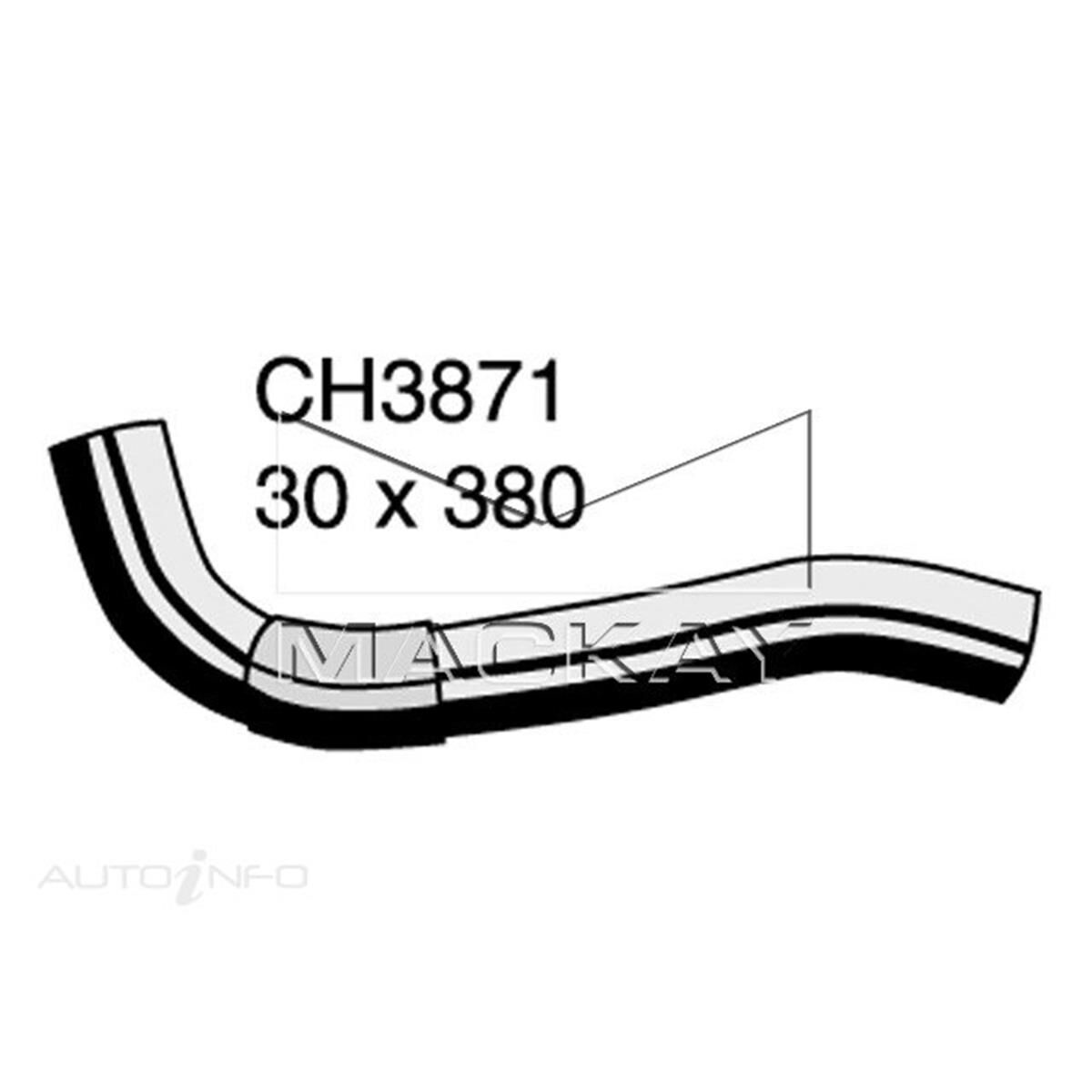 RADIATOR LOWER HOSE  - TOYOTA HIACE KDH200R - 2.5L I4 TURBO DIESEL - MANUAL & AUTO, , scanz_hi-res