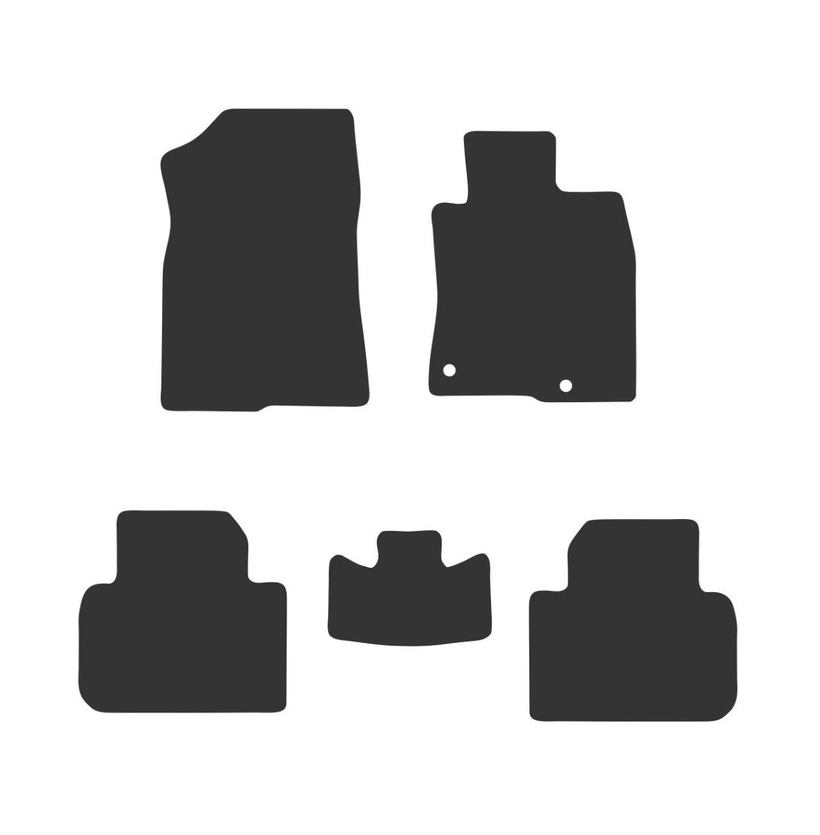 LUXURY CARPET CAR MATS FOR HONDA CIVIC TYPE R HATCH (6TH GEN) 2023 ONWARDS, , scanz_hi-res