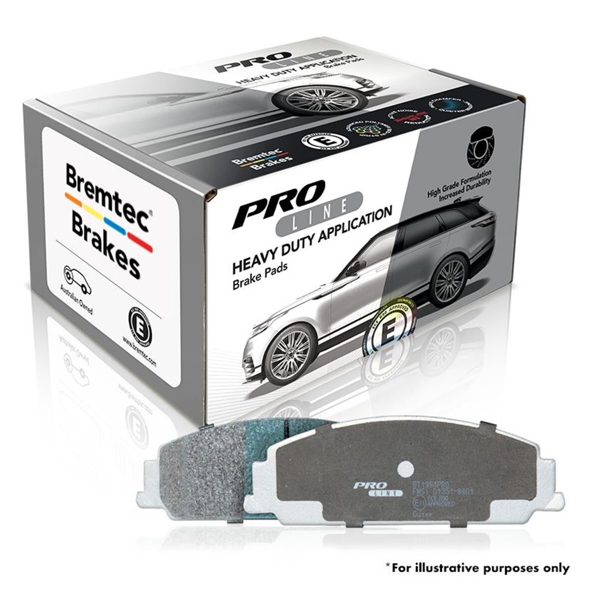 PRO-LINE BRAKE PAD FRONT SET KLUGER ALPHARD LEXUS ES NX RX DB2004, , scanz_hi-res