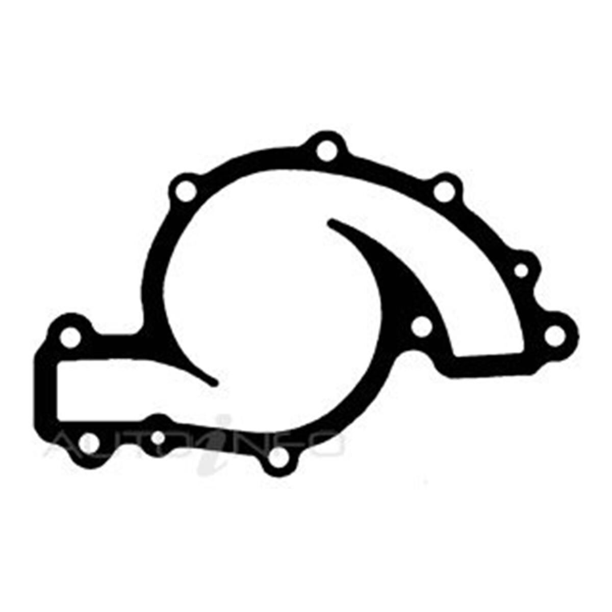 WATER PUMP GASKET HOLDEN 3.8 V6, , scanz_hi-res
