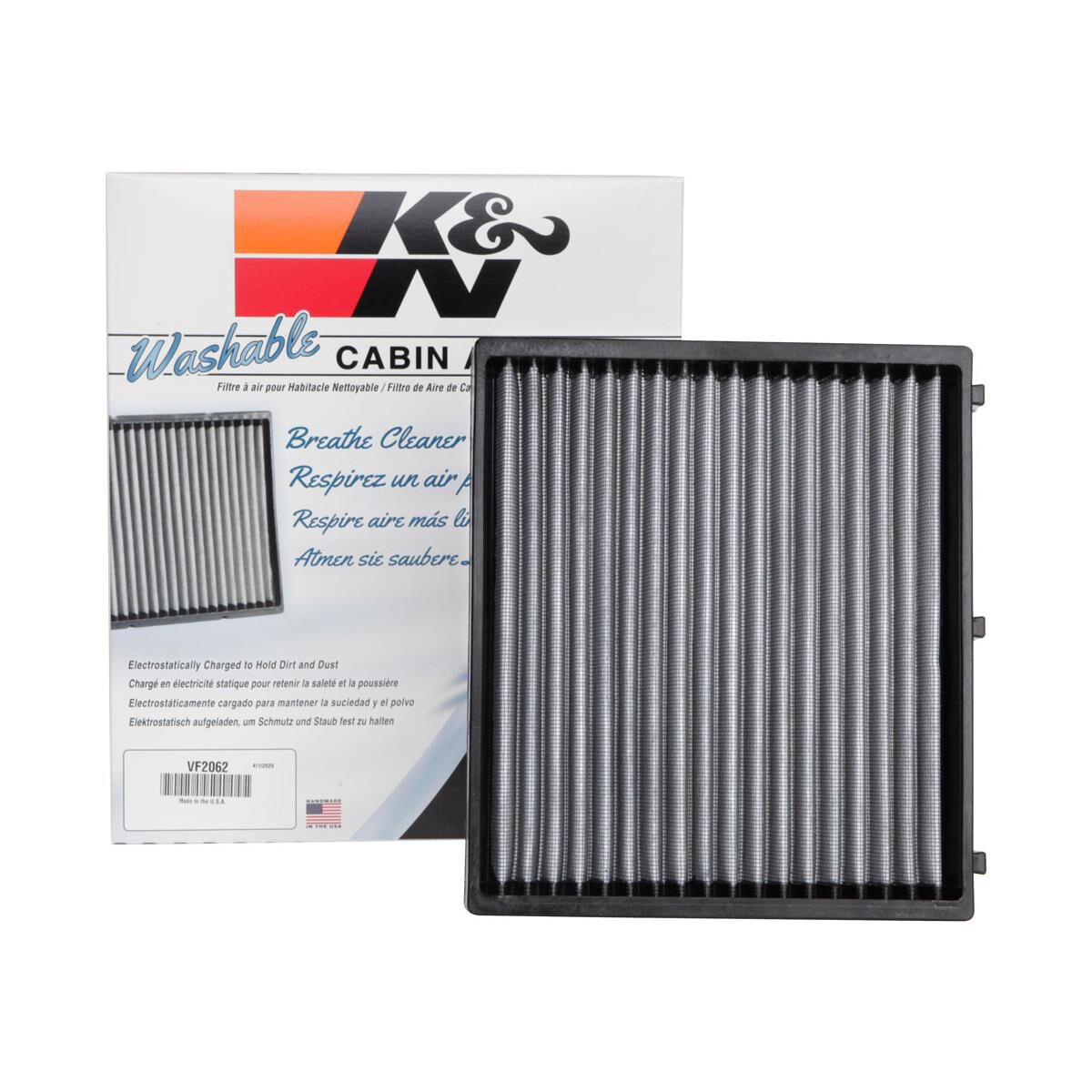 VF2062 K&N CABIN AIR FILTER, , scanz_hi-res