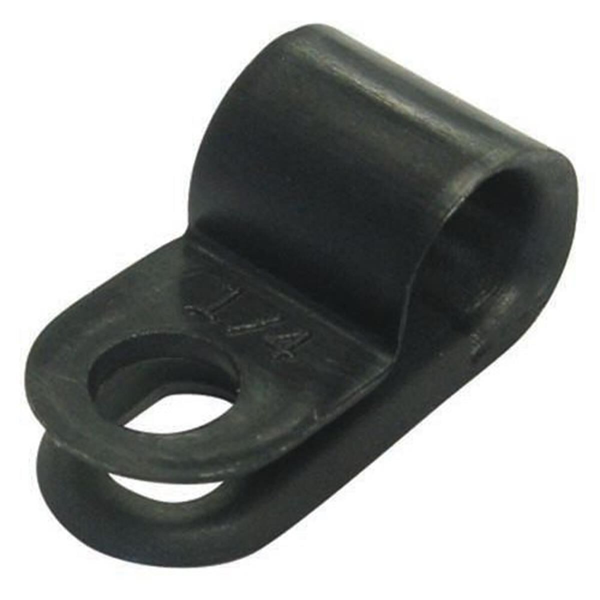 PKT 25 PLASTIC P CLIP 6.3MM, , scanz_hi-res