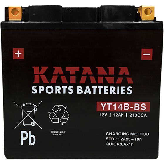 YT14B-BS Katana Motorcycle Battery, , scanz_hi-res