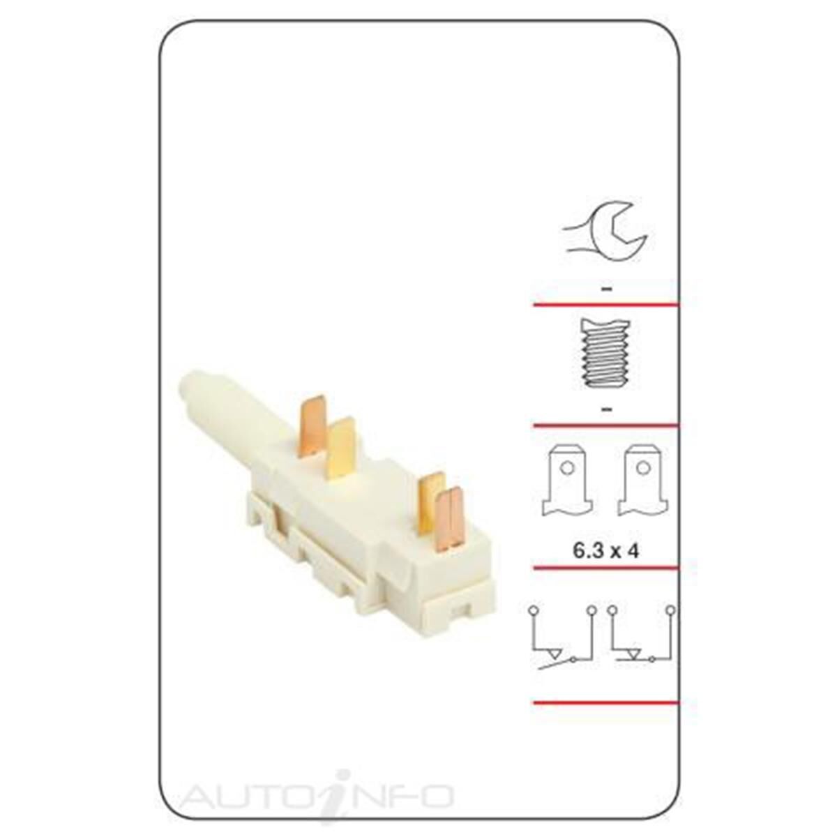 BRAKE LIGHT SWITCH COMMODORE, , scanz_hi-res