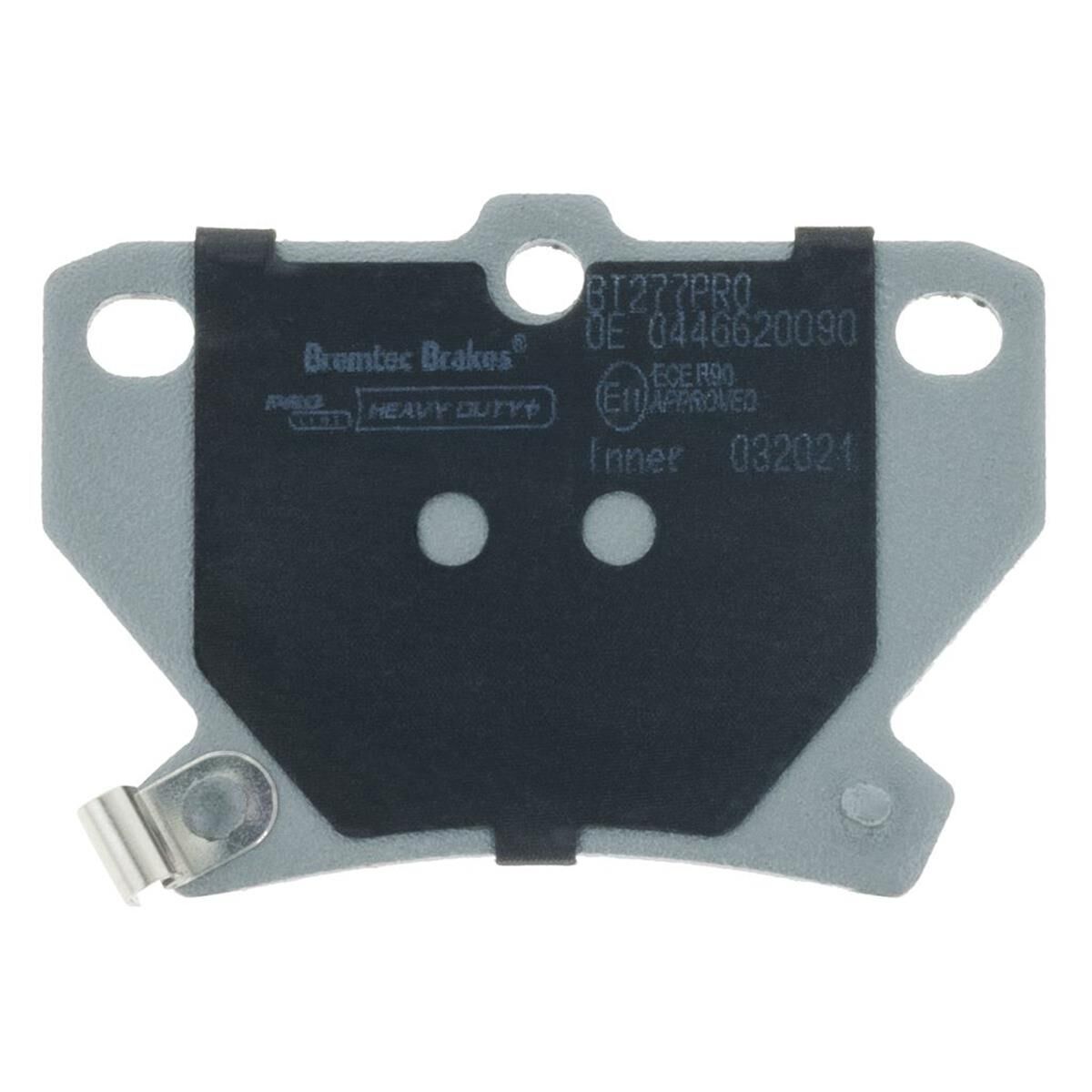 PRO-LINE BRAKE PADS SET TOYOTA COROLLA ZZE122R 2001- DB1429, , scanz_hi-res