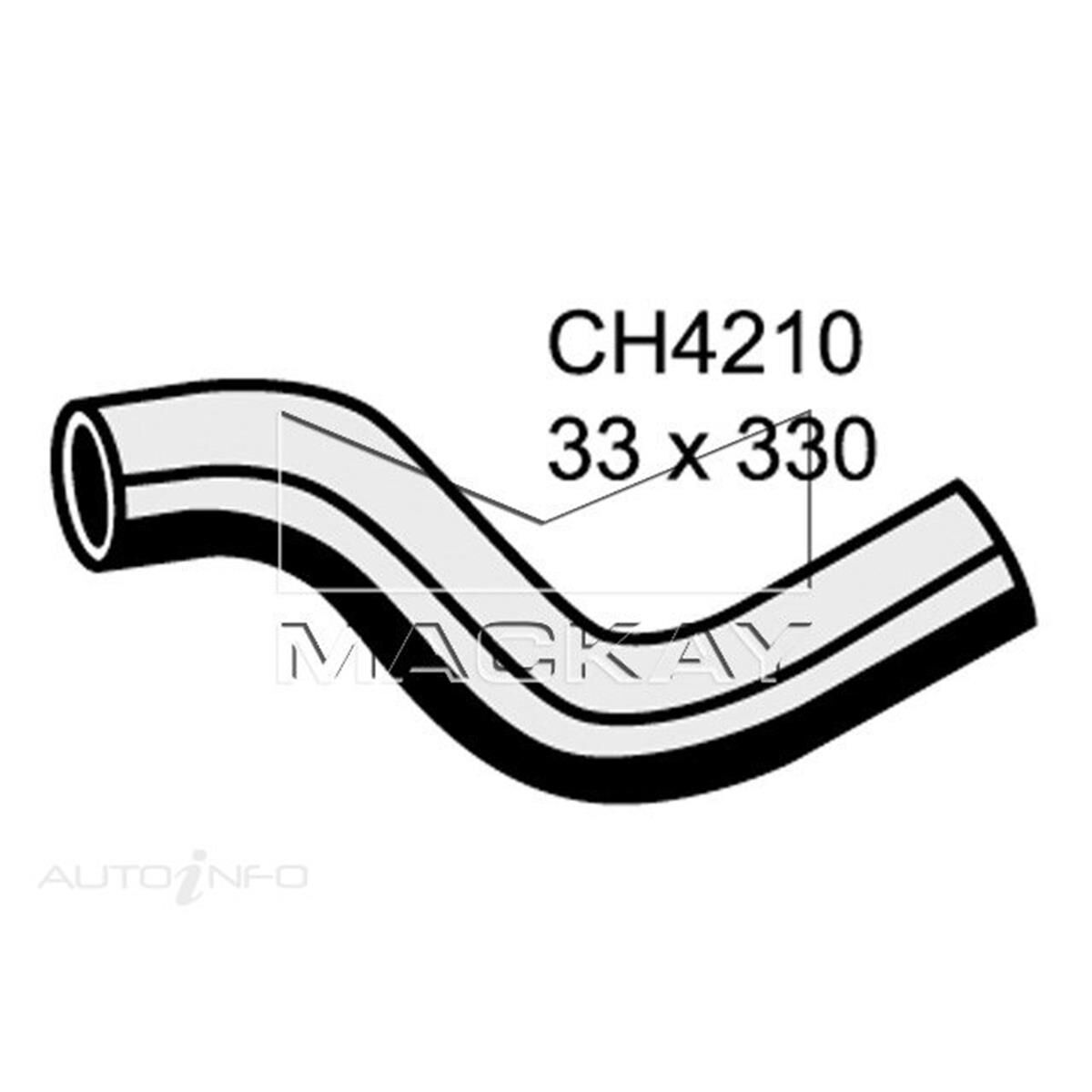 RADIATOR UPPER HOSE  - NISSAN SKYLINE R32 - 2.6L I6 TWIN TURBO PETROL - MANUAL & AUTO, , scanz_hi-res