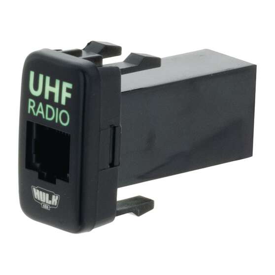 RJ45 UHF SOCKET OE RPL T/S EARLY TOYOTA GREEN LED 40 x 22mm, , scanz_hi-res