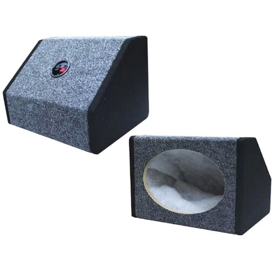SPEAKER BOX 6 X 9" BLK/GREY PAIR, , scanz_hi-res