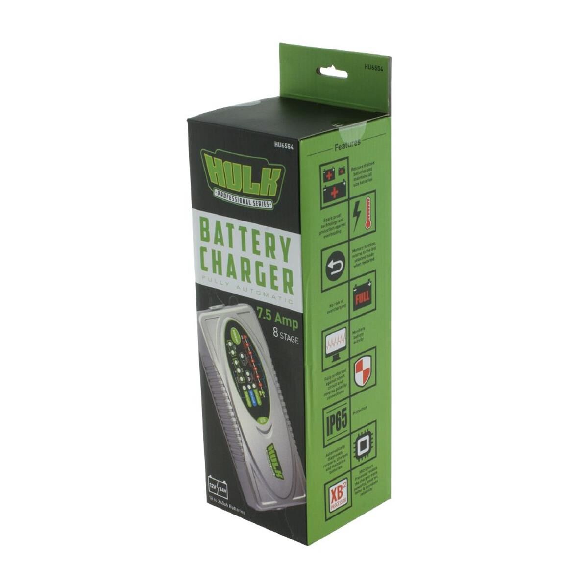 BATTERY CHARGER 12/24V 8 STAGE 7.5amp FULLY AUTOMATIC, BOOST & SUPPLY FESSIONAL, , scanz_hi-res