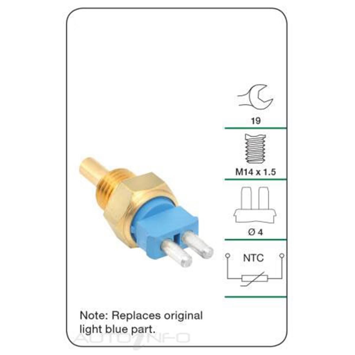 (TWS3139) TRIDON WATER TEMP SENDER, , scanz_hi-res