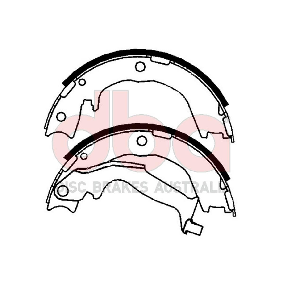 STREET SERIES BRAKE SHOES [KIA PARKING BRAKE 190MM], , scanz_hi-res