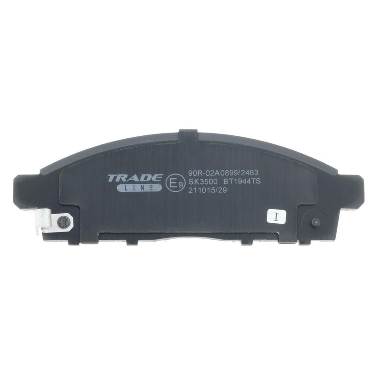 TRADE-LINE BRAKE PAD FRONT SET TRITON CHALLENGER FIAT FULLBAC DB1774, , scanz_hi-res