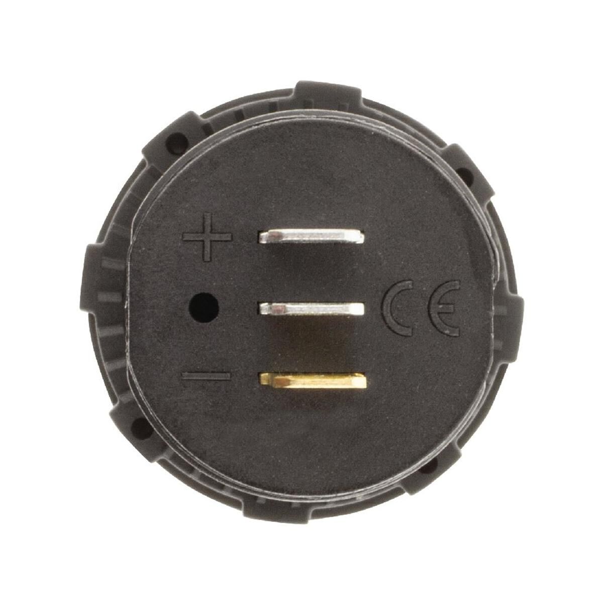 VOLTMETER & AMMETER 5-30v & 0-10a RANGE BLUE LED 29mm DIA                       HULK 4x4, , scanz_hi-res