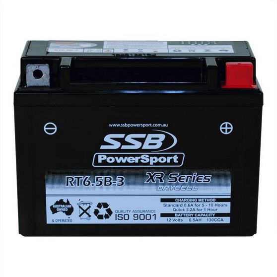 MOTORCYCLE BATTERY AGM 12V 0.6AH 130CCA BY SSB HIGH PERFORMANCE, , scanz_hi-res