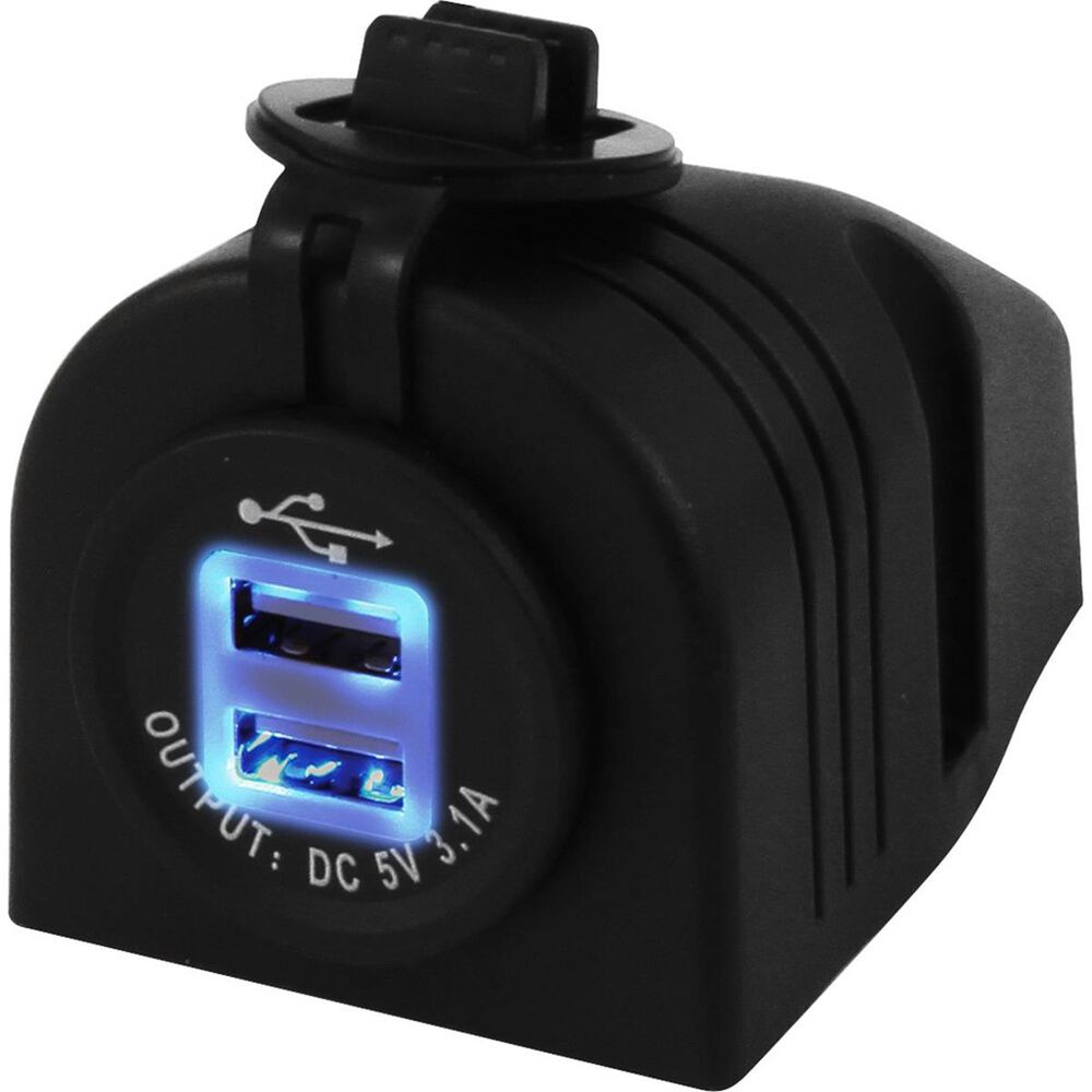 DNA USB Dual Heavy Duty Charing Port 5V 3.1 Amp Surface Mount(1224V