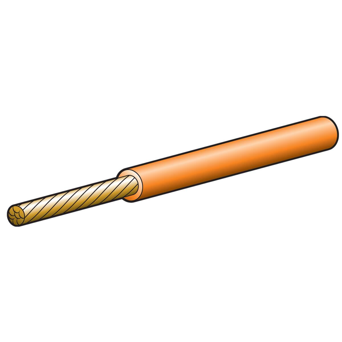 CABLE SGLE 3MM 19A 100M ORANGE, , scanz_hi-res
