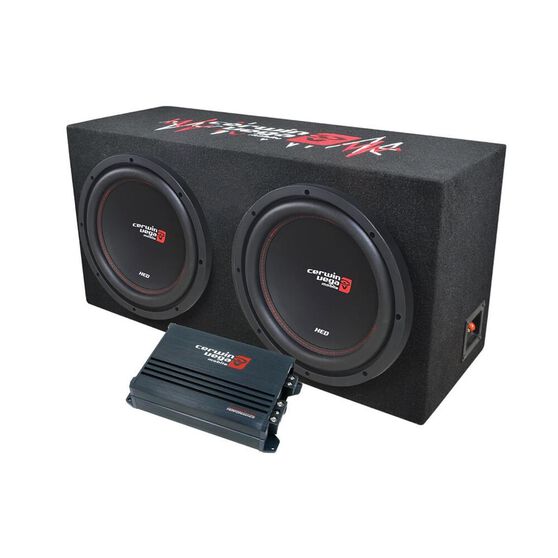 CERWIN VEGA XED 12" SUBWOOFER AND ENCLOSURE WITH AMPLIFIER BASSKIT PACKAGE, , scanz_hi-res