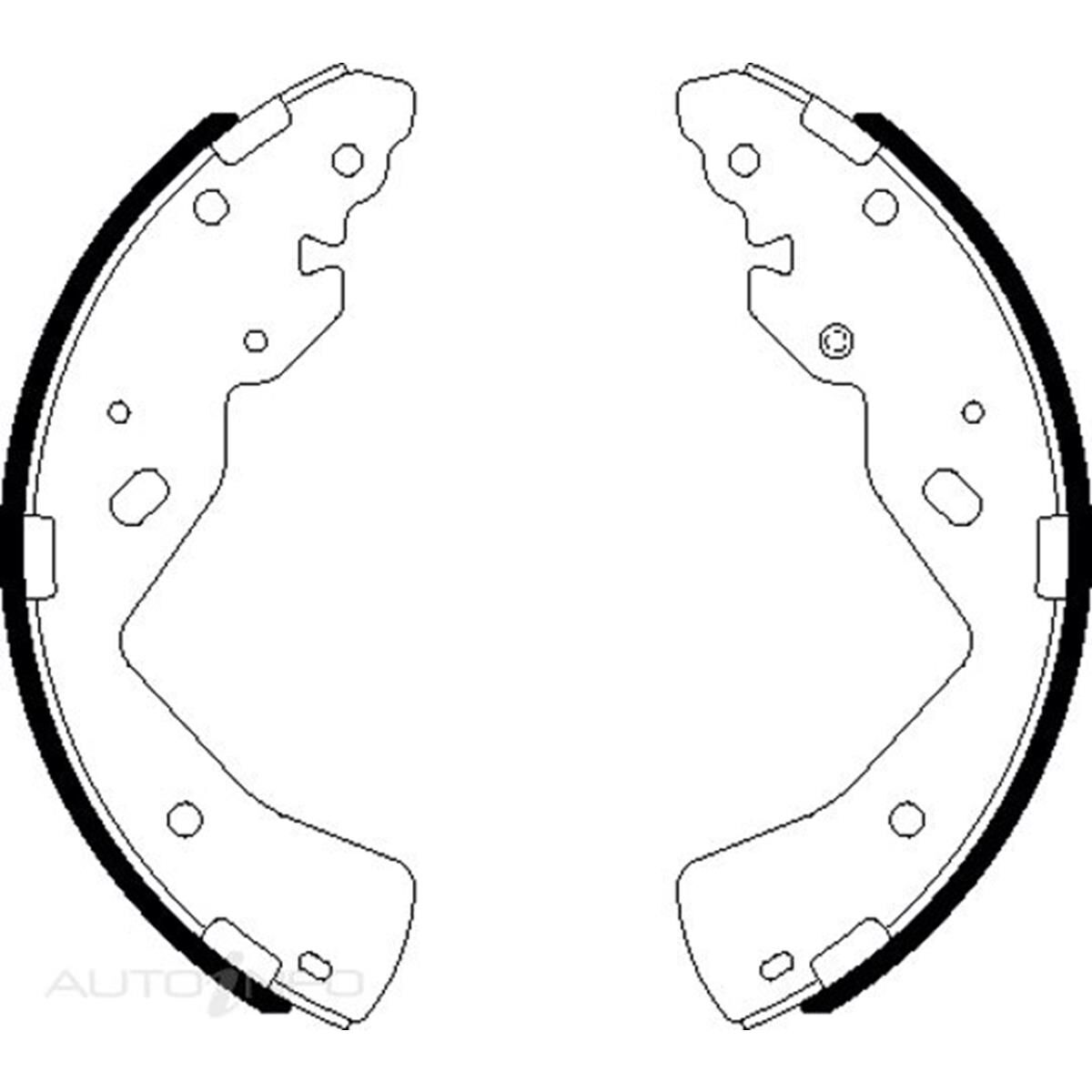 BENDIX BRAKE SHOES, , scanz_hi-res