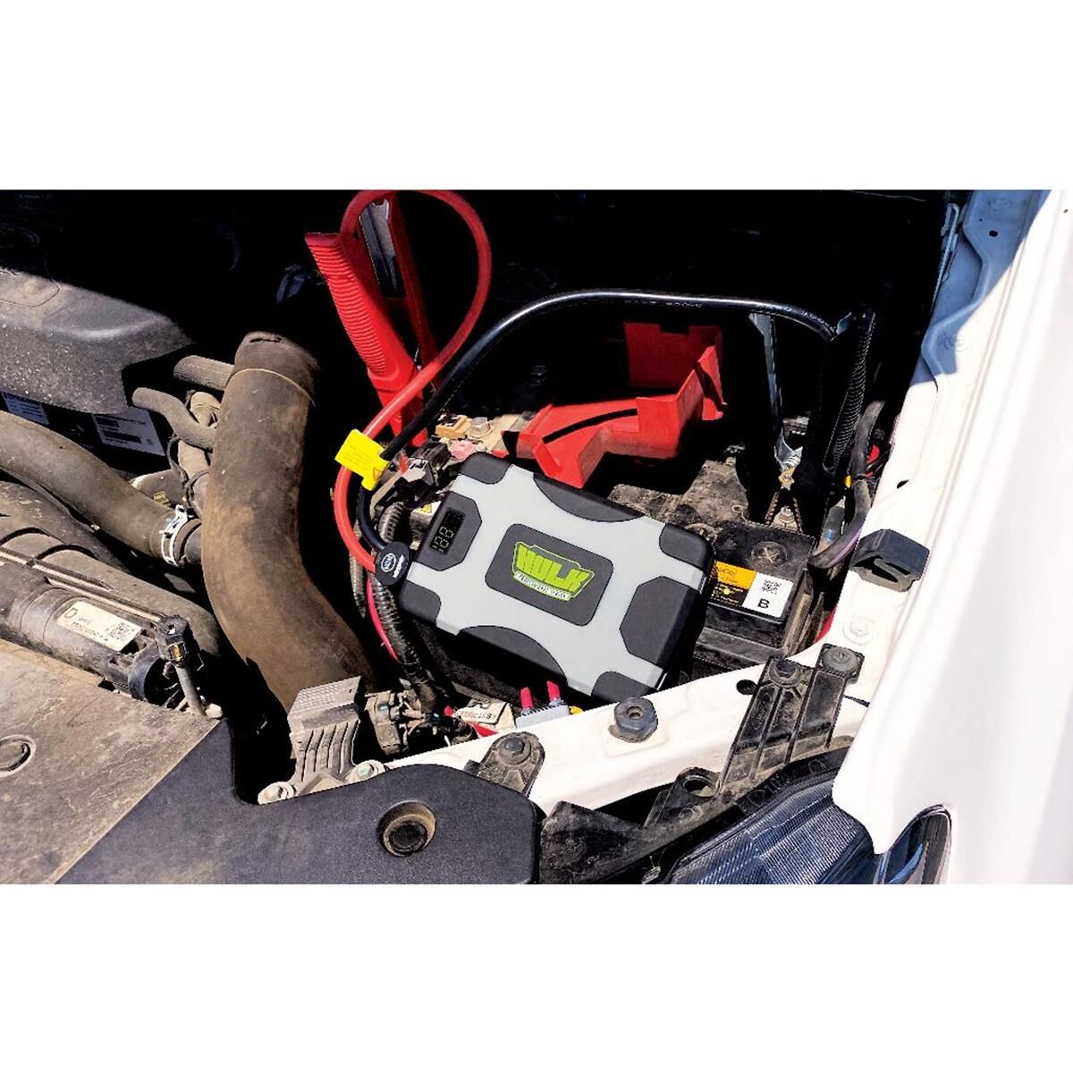 LITHIUM-COBALT JUMP STARTER 18,000mAh W/LED DISPLY, CARRY CASE, FLASH LIGHT, 12V PWR SUP, , scanz_hi-res