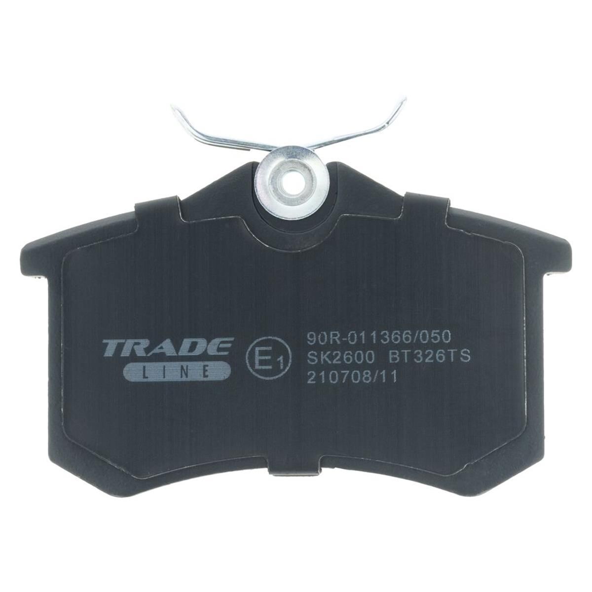 TRADELINE BRAKE PAD SET REAR AUDI, PEUGEOT, VOLKSWAGEN DB1192, , scanz_hi-res