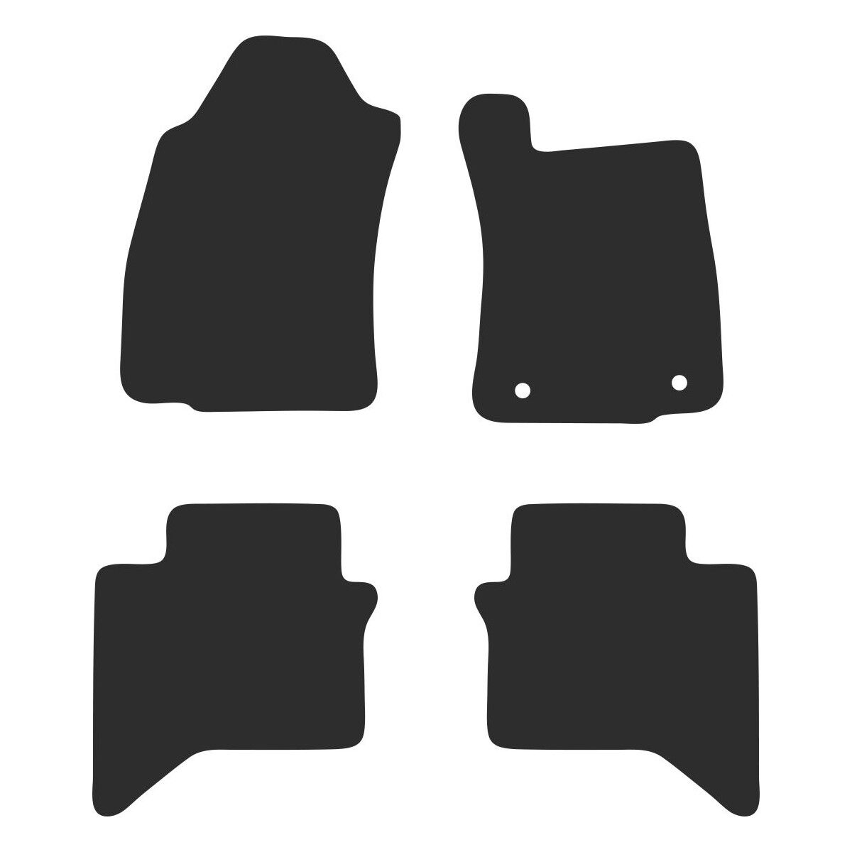 LUXURY CARPET CAR MATS FOR TOYOTA HILUX WORKMATE DUAL CAB (8TH GEN FACELIFT MANUAL) 2020-2025, , scanz_hi-res