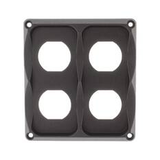 QUAD FLUSH MOUNT HOUSING T/S HULK 4x4 SOCKET RANGE                       HULK 4x4, , scanz_hi-res