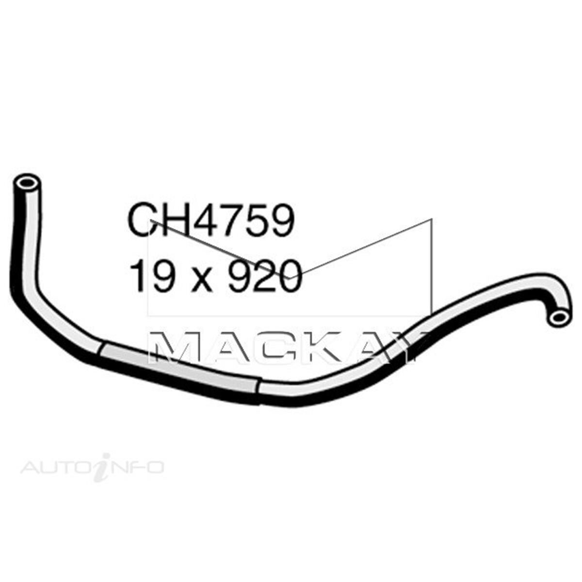 HEATER HOSE  - NISSAN NAVARA D40 - 2.5L I4 TURBO DIESEL - MANUAL & AUTO, , scanz_hi-res