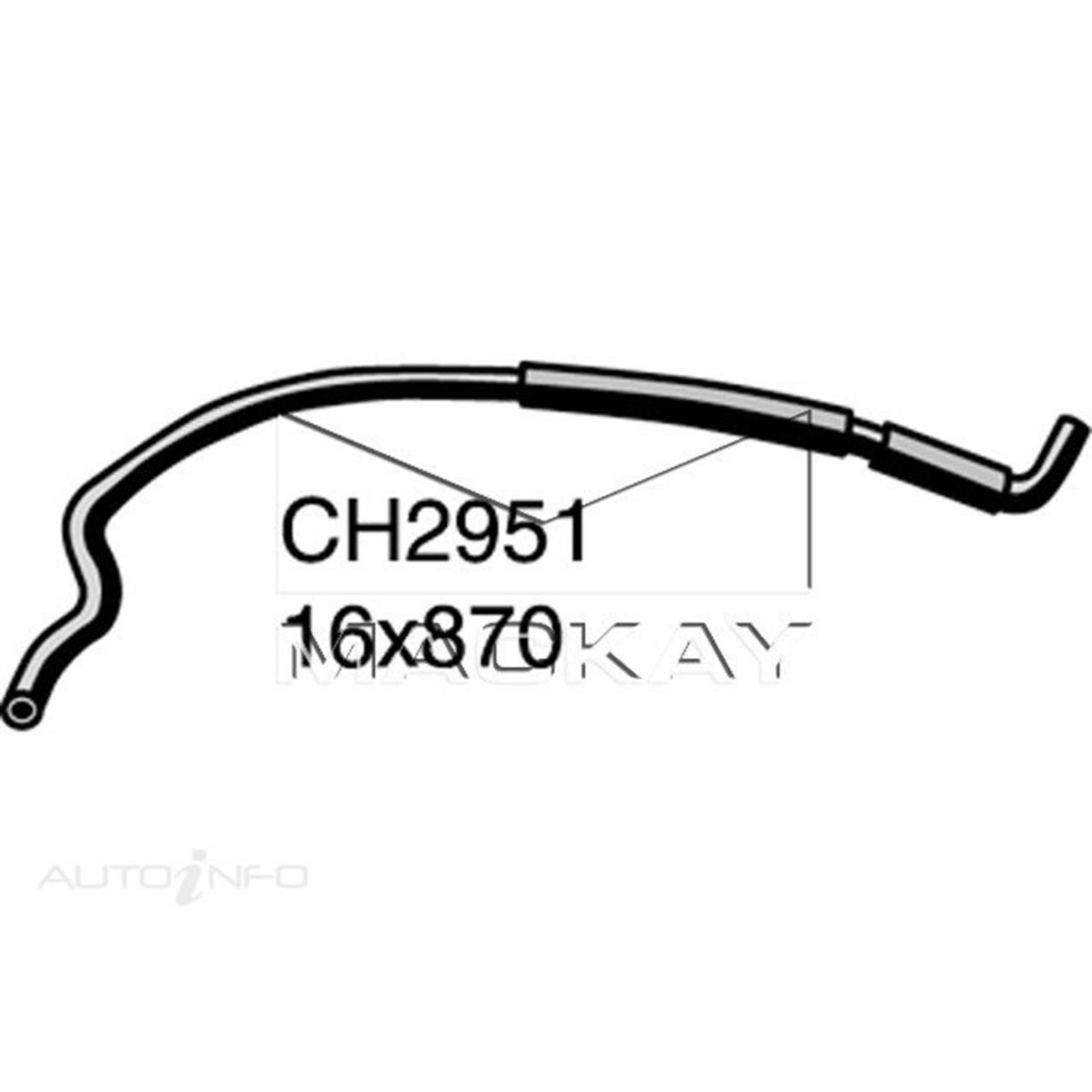 HEATER HOSE  - NISSAN PATROL GU, Y61 - 4.2L I6 TURBO DIESEL - MANUAL & AUTO, , scanz_hi-res