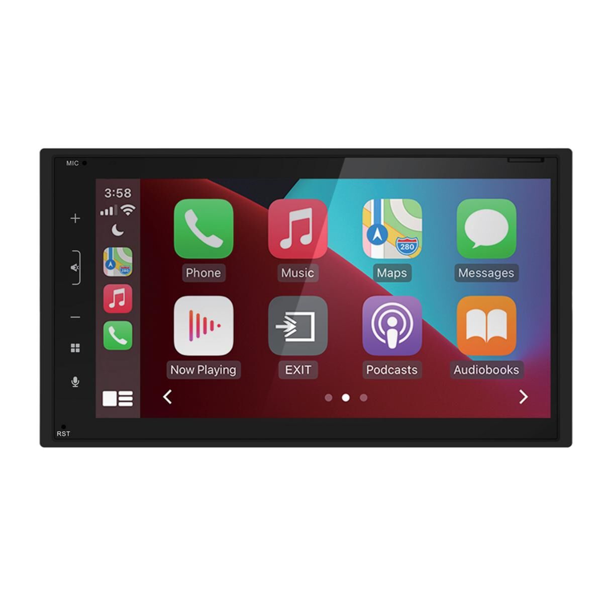 MONGOOSE 6.75" MULTI MEDIA HEAD UNIT - WIRELESS CARPLAY & ANDROID AUTO + USB SMARTPHONE, , scanz_hi-res