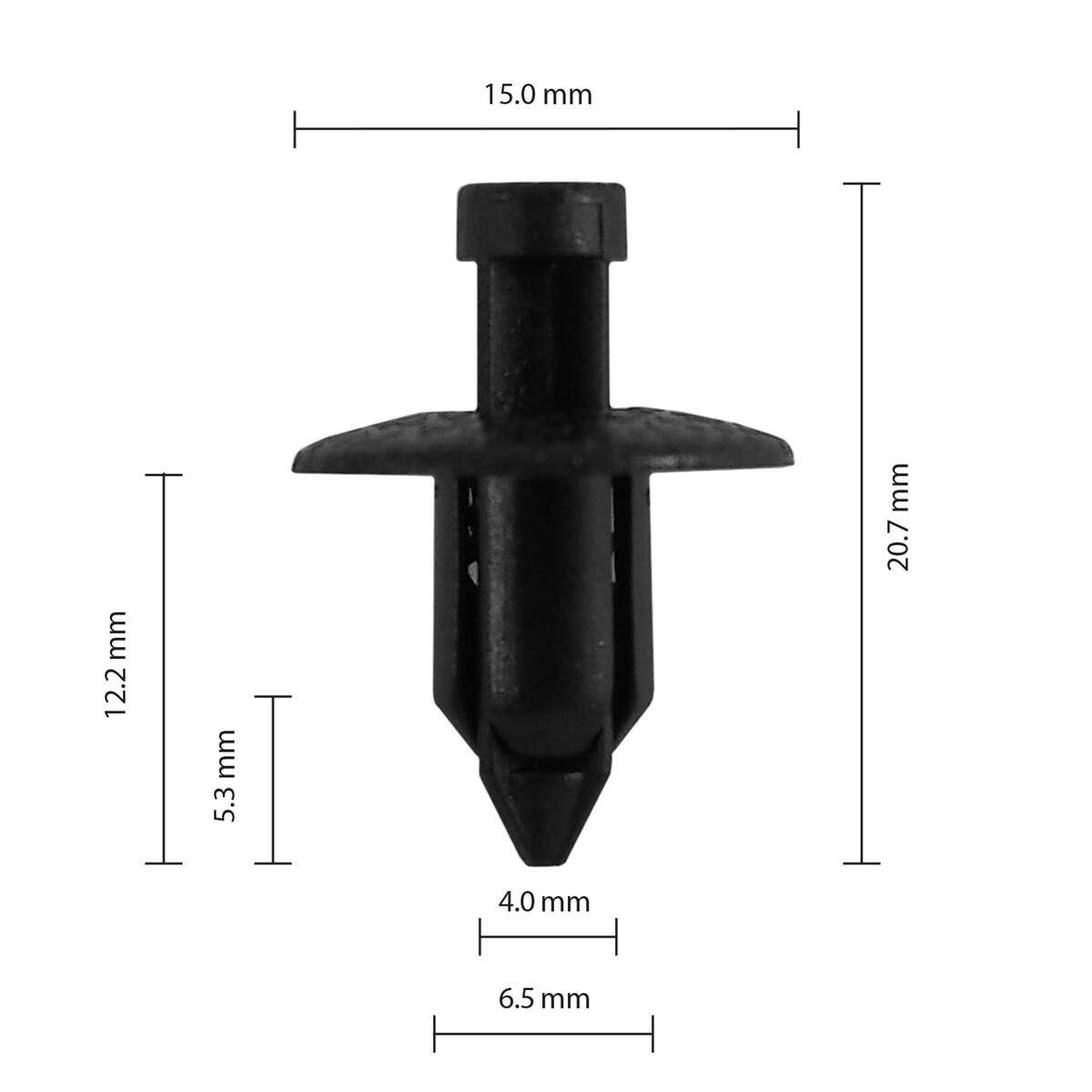 Mitsubishi/Universal - pack of 25 car clips, , scanz_hi-res