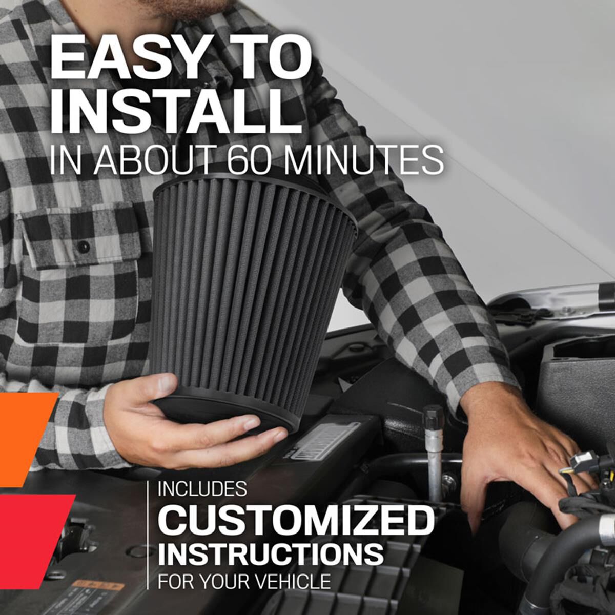 71-2545 K&N PERFORMANCE AIR INTAKE SYSTEM, , scanz_hi-res