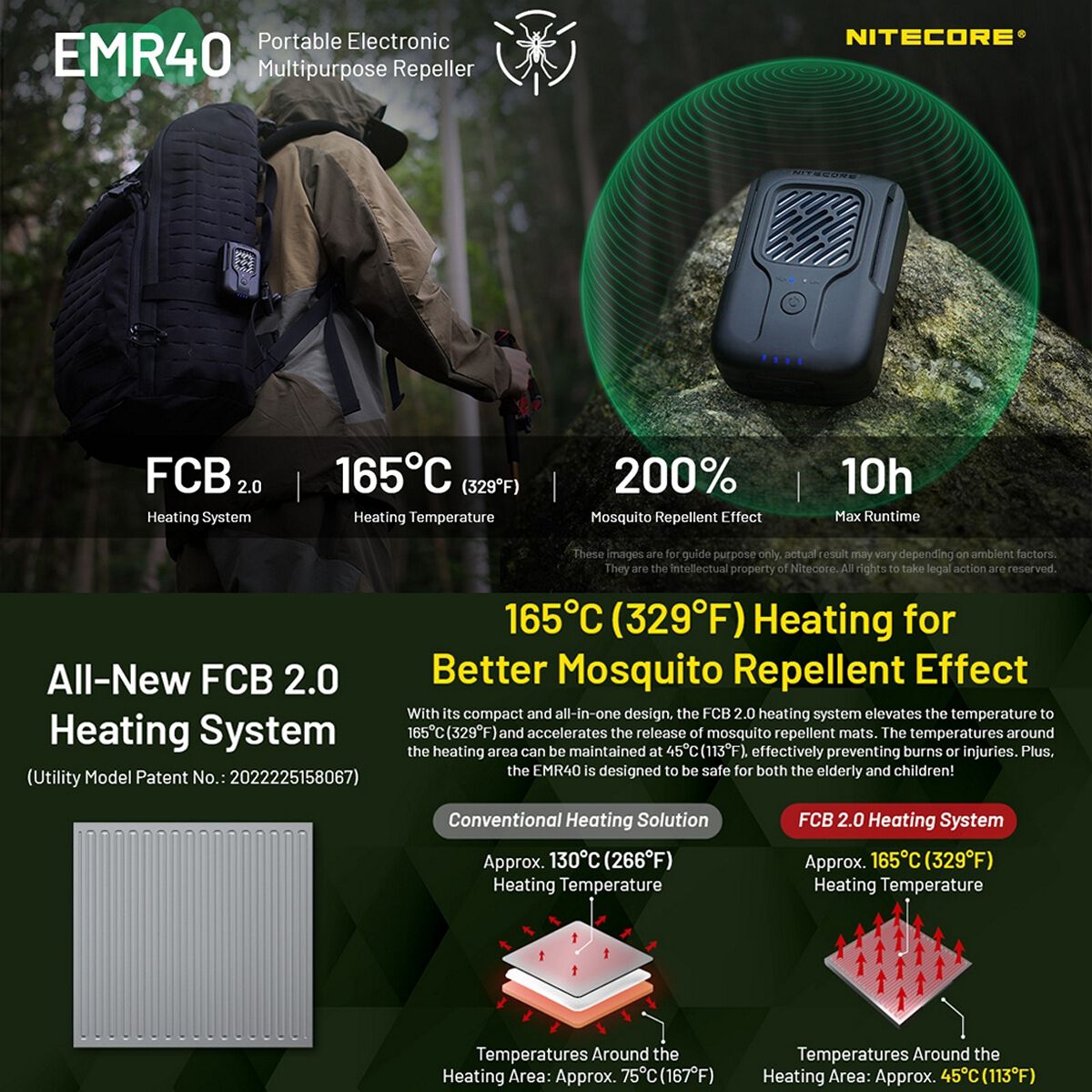 NITECORE EMR40 PORTABLE ELECTRONIC MULTIPURPOSE REPELLER, , scanz_hi-res