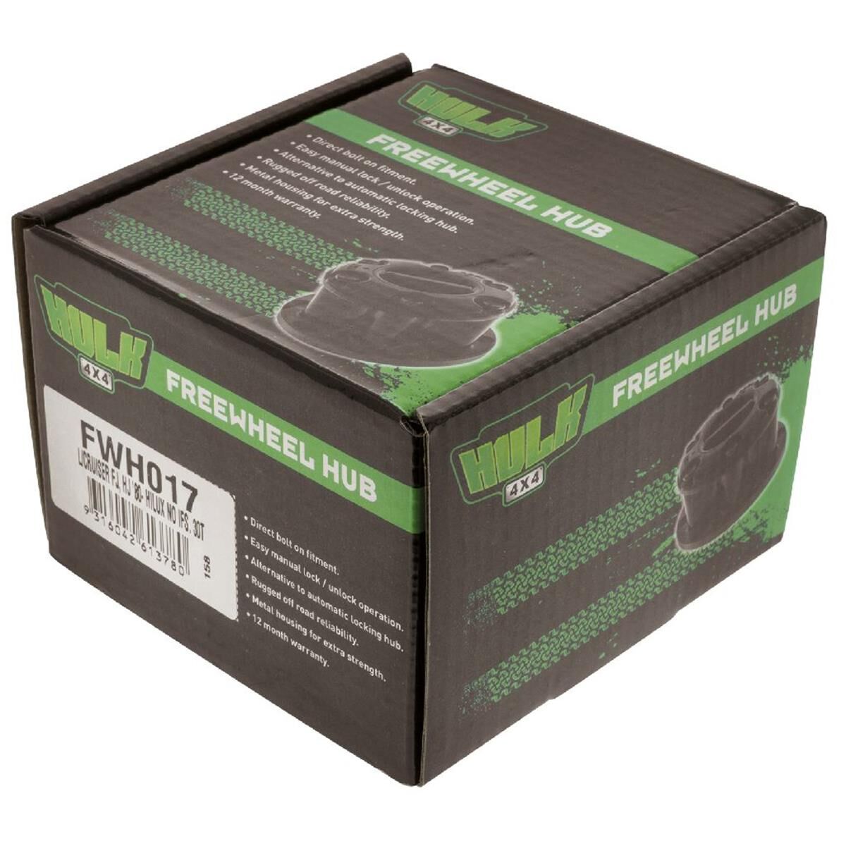 HULK FREEWHEEL HUB TOYOTA LANDCRUISER 80-89 HILUX - NOT FOR IFS, , scanz_hi-res