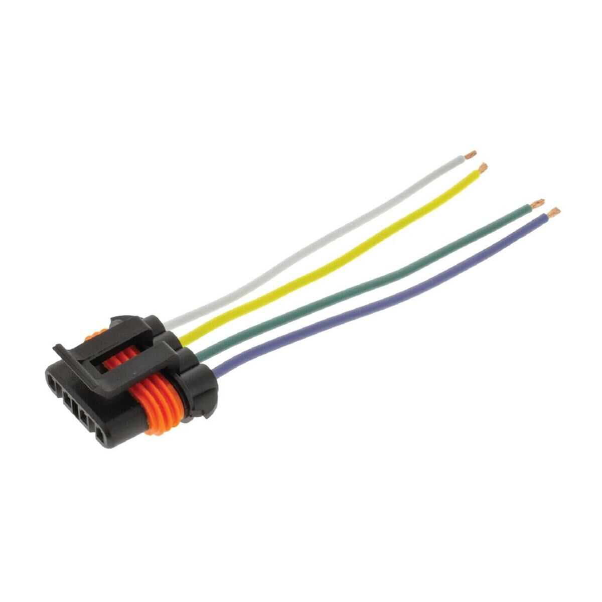 CONNECTOR PLUG FEMALE 4 PIN SUITS DELCO CS130 ALTERNATOR, , scanz_hi-res