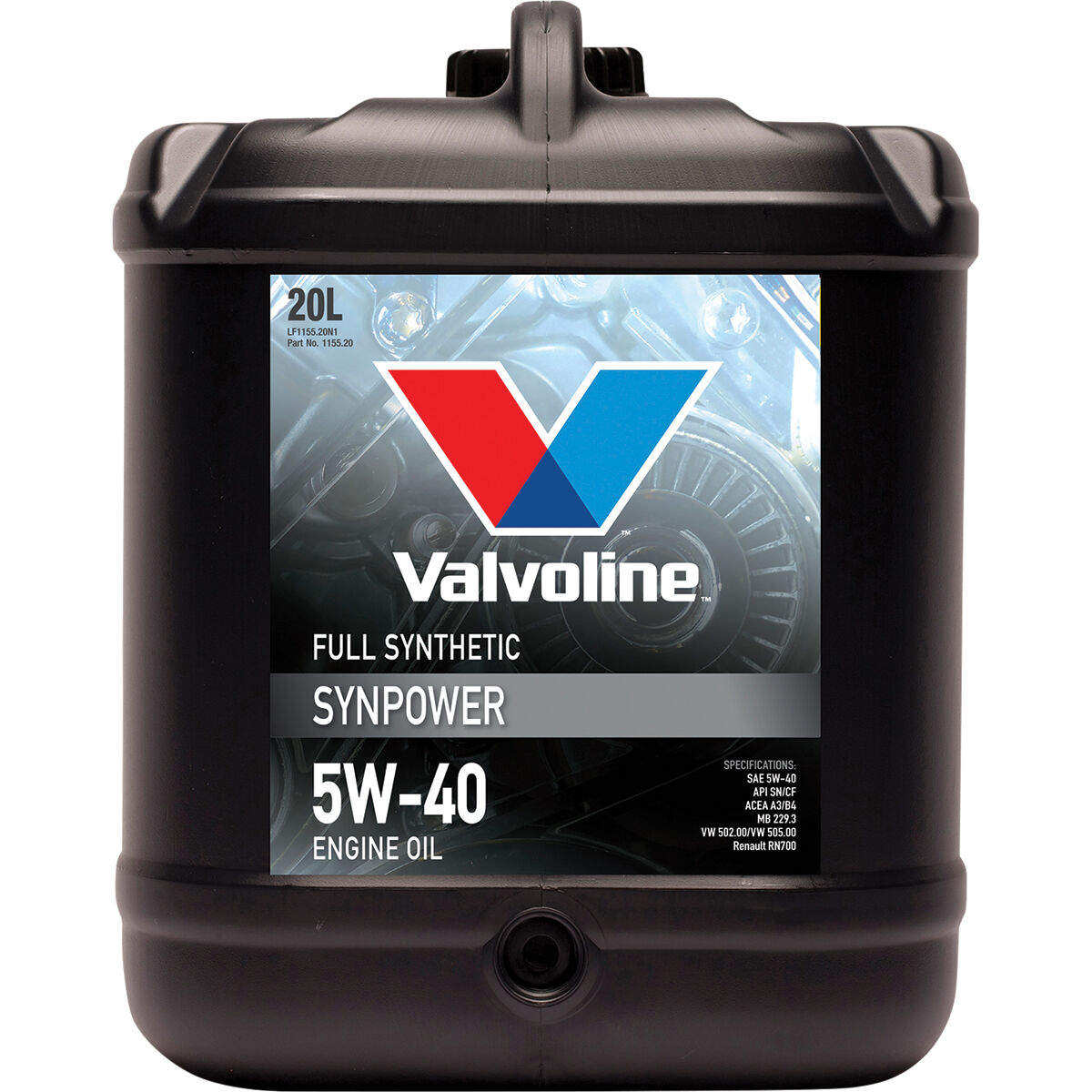 OIL ENG 10L VALVOLINE SYNPOWER MST 5W-30, , scanz_hi-res
