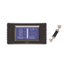 LCD BATTERY METER 200V 300amp DISCHARGE AMP CAPACITY ENERGY WITH SHUNT, , scanz_hi-res