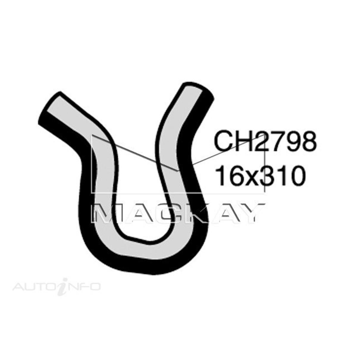 HEATER HOSE  - HOLDEN FRONTERA MX - 2.2L I4  PETROL - MANUAL & AUTO, , scanz_hi-res