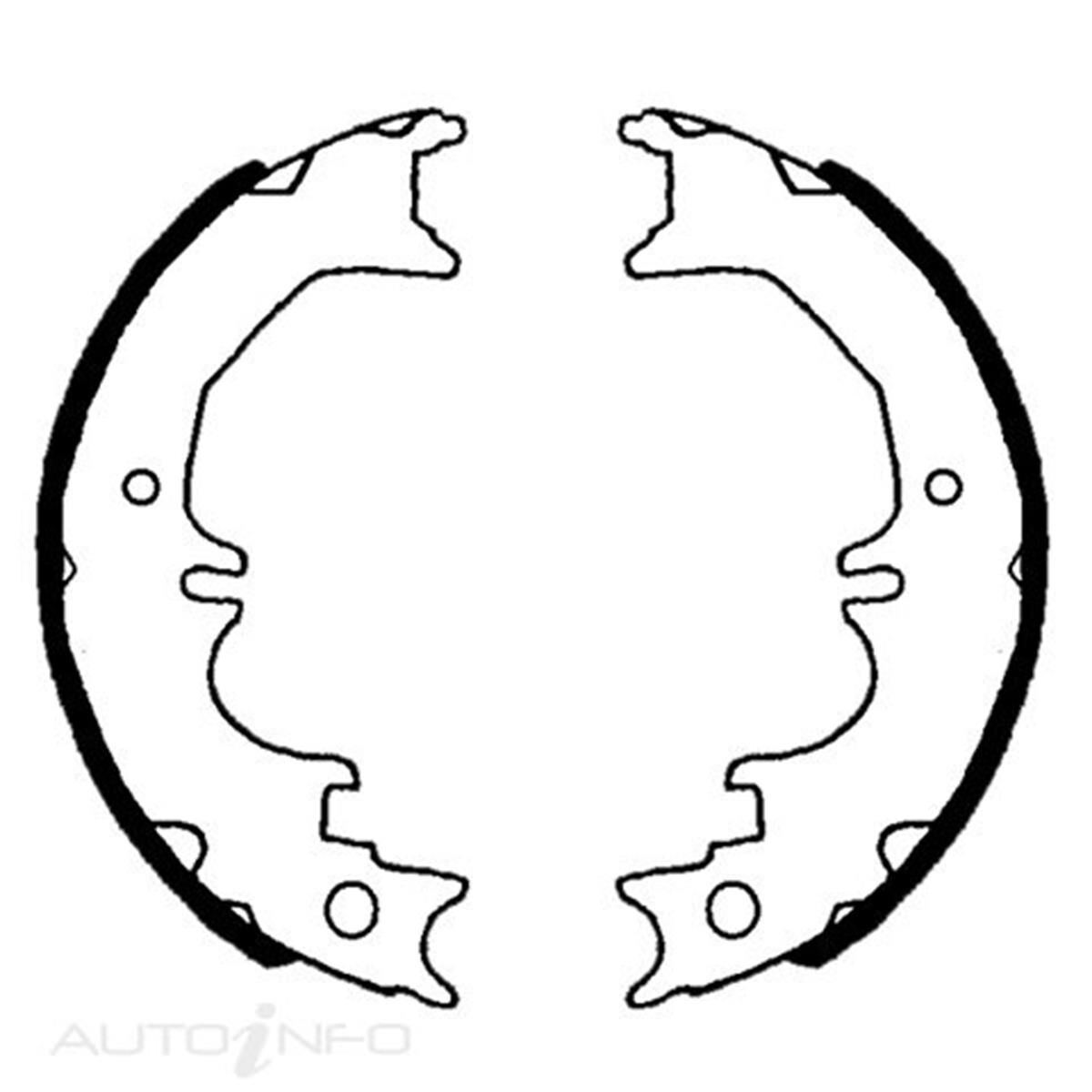 BRAKE SHOES BS1745 BENDIX, , scanz_hi-res