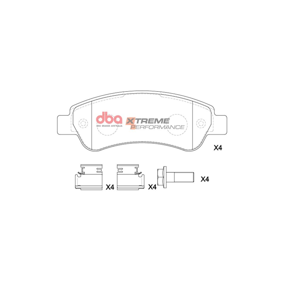 DBA XP PERFORMANCE BRAKE PADS [ FIAT DUCATO 2006-2014 R ], , scanz_hi-res